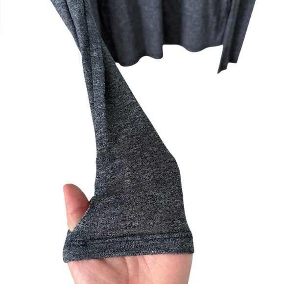 Michael Stars O/S  Grey Brooklyn jersey long sleeve shirt One Size - Picture 7 of 9